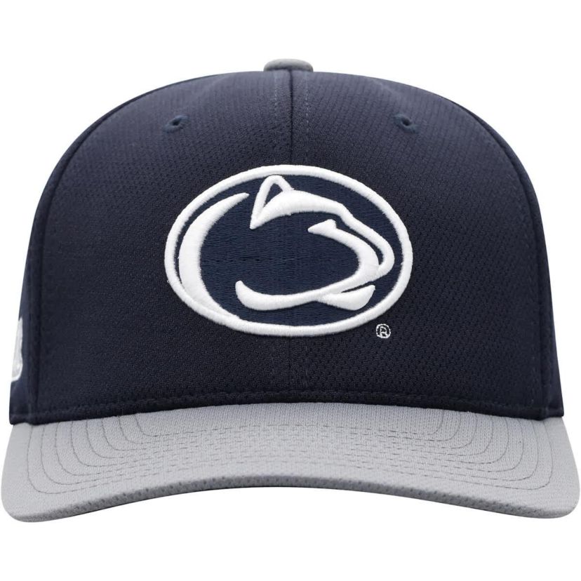 NCAA Navy/Gray Penn State Nittany Lions Two-Tone Reflex Hybrid Tech Flex Hat