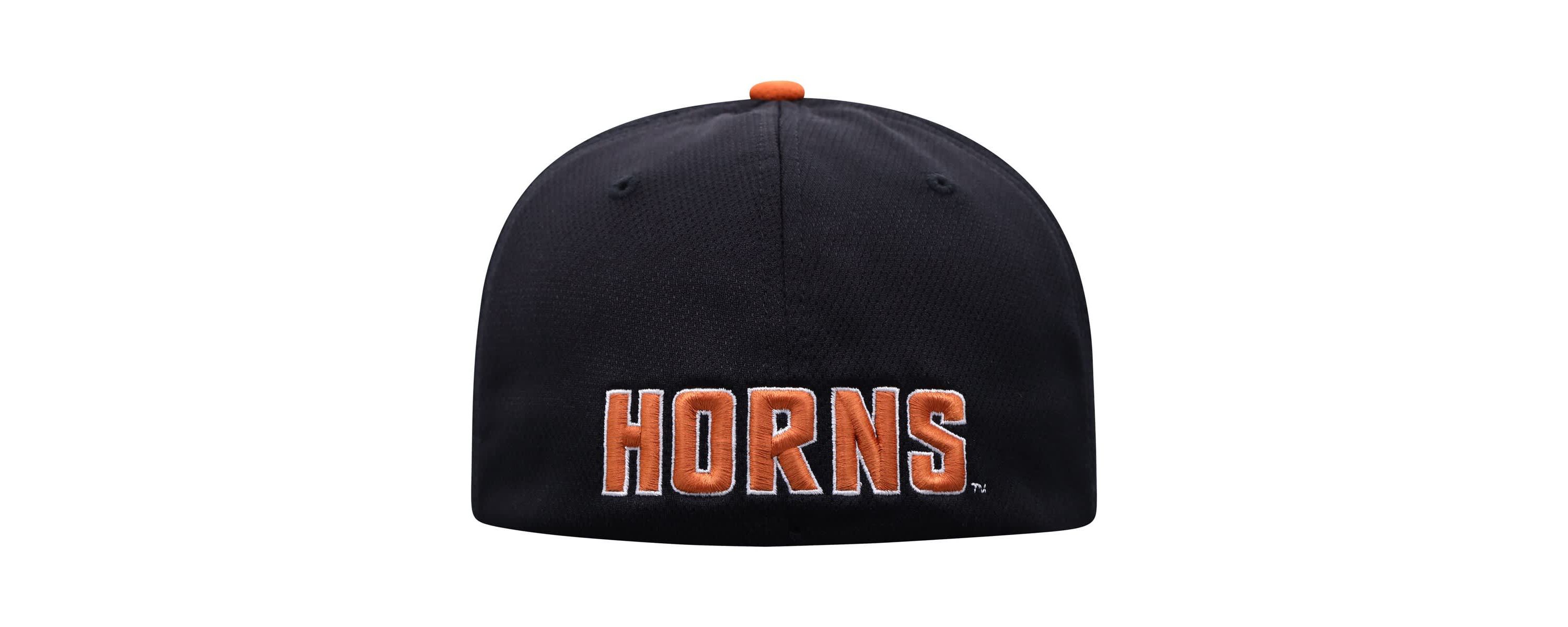 NCAA Black/Texas Texas Longhorns Two-Tone Reflex Hybrid Tech Flex Hat