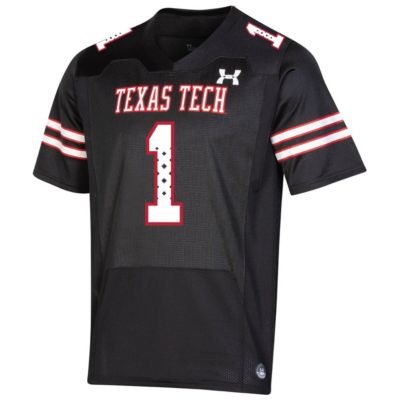 Texas Tech Red Raiders NCAA Under Armour #1 Throwback Special Game Jersey