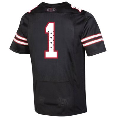 Texas Tech Red Raiders NCAA Under Armour #1 Throwback Special Game Jersey