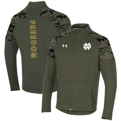 NCAA Under Armour Notre Dame Fighting Irish Freedom Full-Zip Fleece Jacket