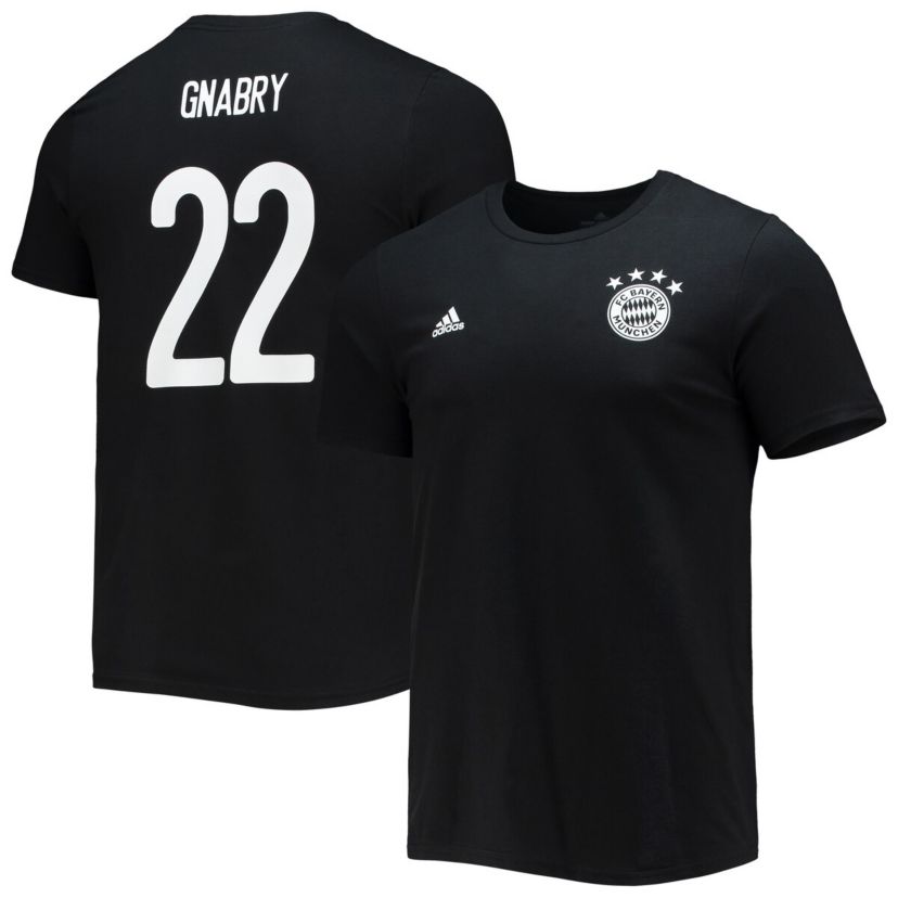 Bundesliga Serge Gnabry Bayern Munich Amplifier Name & Number T-Shirt