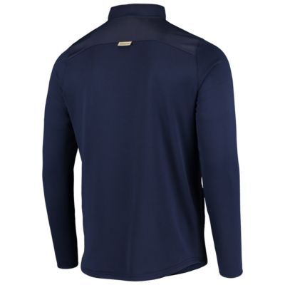 Navy Midshipmen NCAA Under Armour Midshipmen 2021 Sideline Command Quarter-Zip Jacket