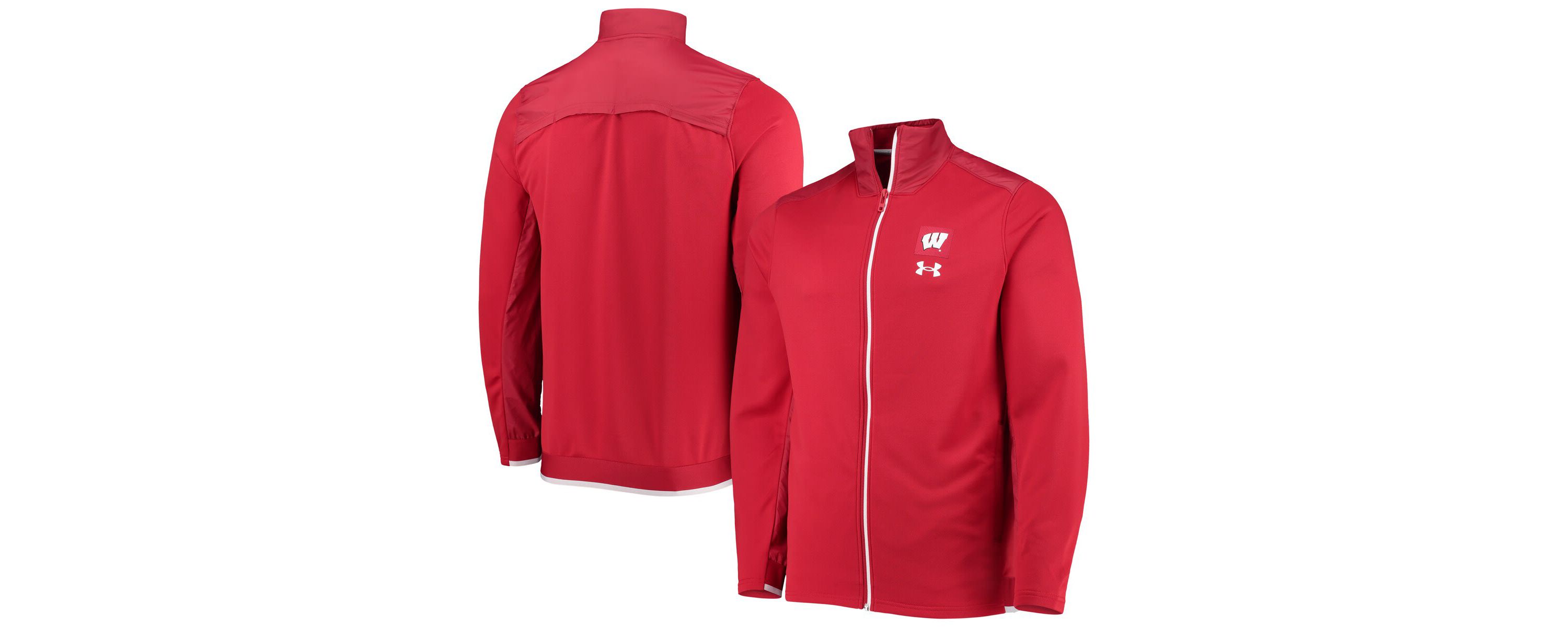 NCAA Under Armour Wisconsin Badgers 2021 Sideline Command Full-Zip Jacket