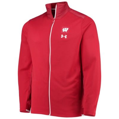 NCAA Under Armour Wisconsin Badgers 2021 Sideline Command Full-Zip Jacket