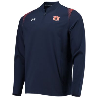 NCAA Under Armour Auburn Tigers 2021 Sideline Motivate Quarter-Zip Jacket