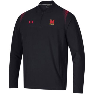 NCAA Under Armour Maryland Terrapins 2021 Sideline Motivate Quarter-Zip Top