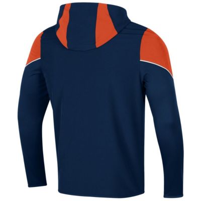 NCAA Under Armour Auburn Tigers 2021 Sideline Warm-Up Full-Zip Hoodie