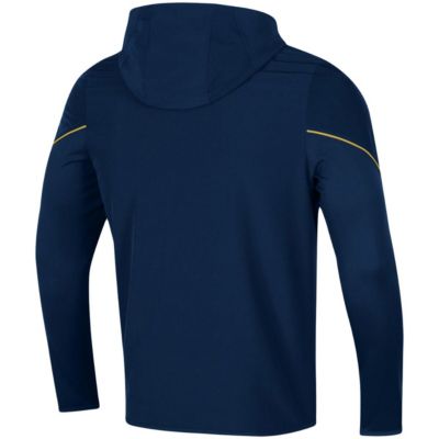 NCAA Under Armour Notre Dame Fighting Irish 2021 Sideline Warm-Up Full-Zip Hoodie