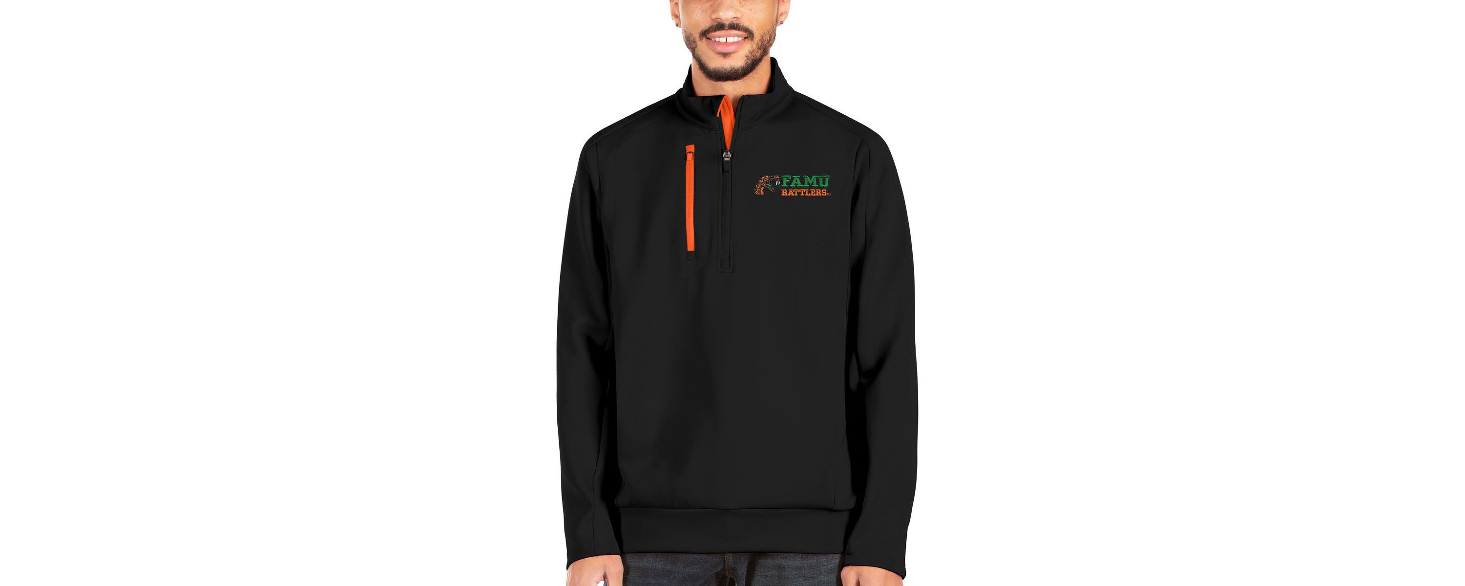 NCAA Florida A&M Rattlers Generation Quarter-Zip Pullover Jacket