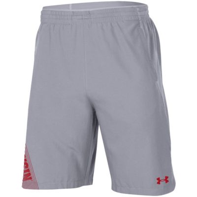 NCAA Under Armour Wisconsin Badgers 2021 Sideline Woven Shorts