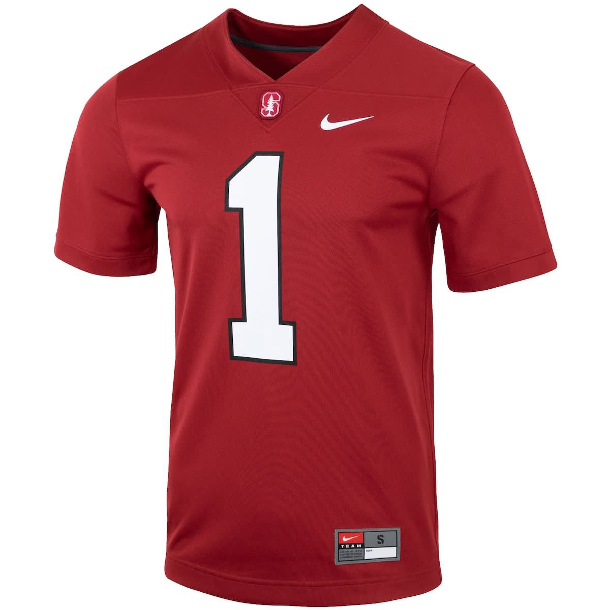 Stanford Cardinal NCAA Nike #1 Stanford Untouchable Football Jersey