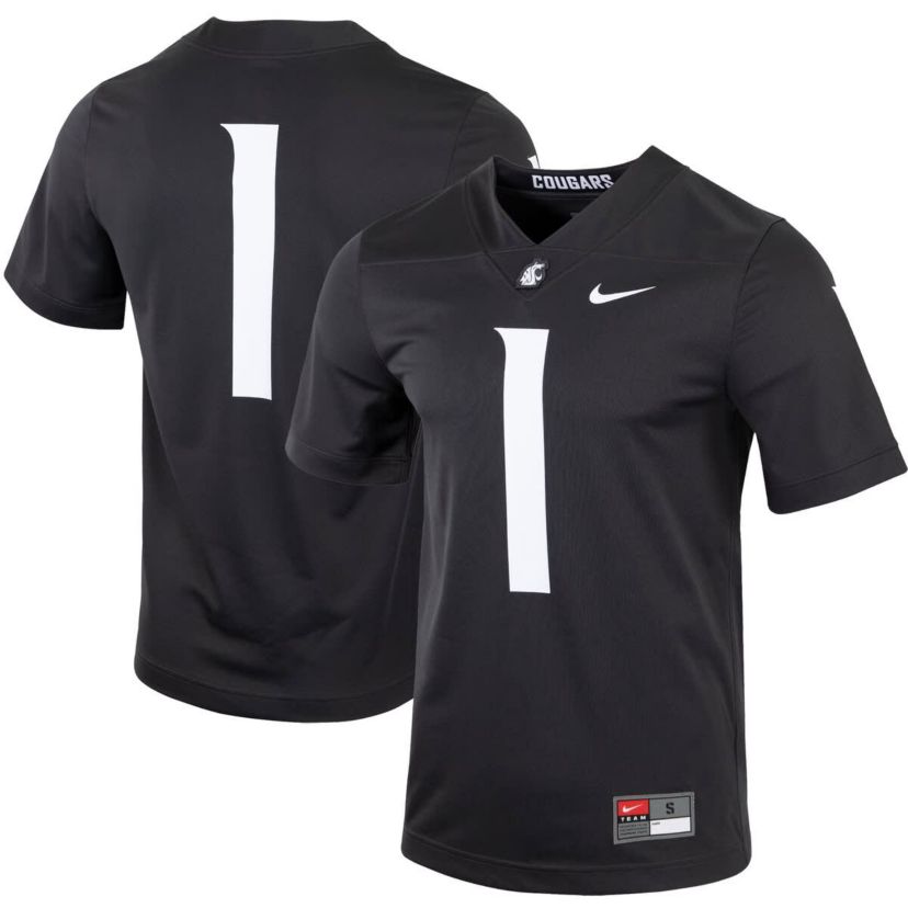 NCAA Nike #1 Washington State Cougars Untouchable Football Jersey