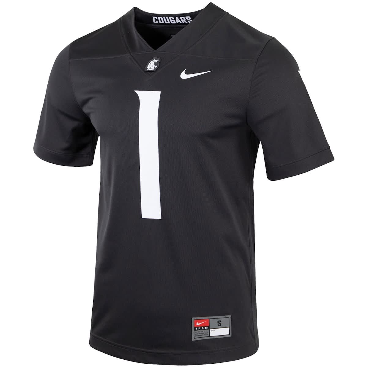 NCAA Nike #1 Washington State Cougars Untouchable Football Jersey