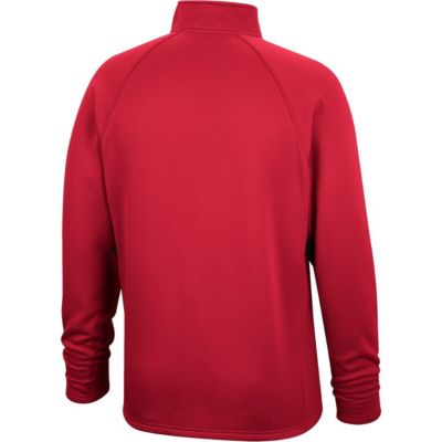 NCAA Oklahoma Sooners Color Blocked Martis Raglan Quarter-Zip Jacket