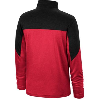 NCAA Oklahoma Sooners Textured Color Block Quarter-Zip Top