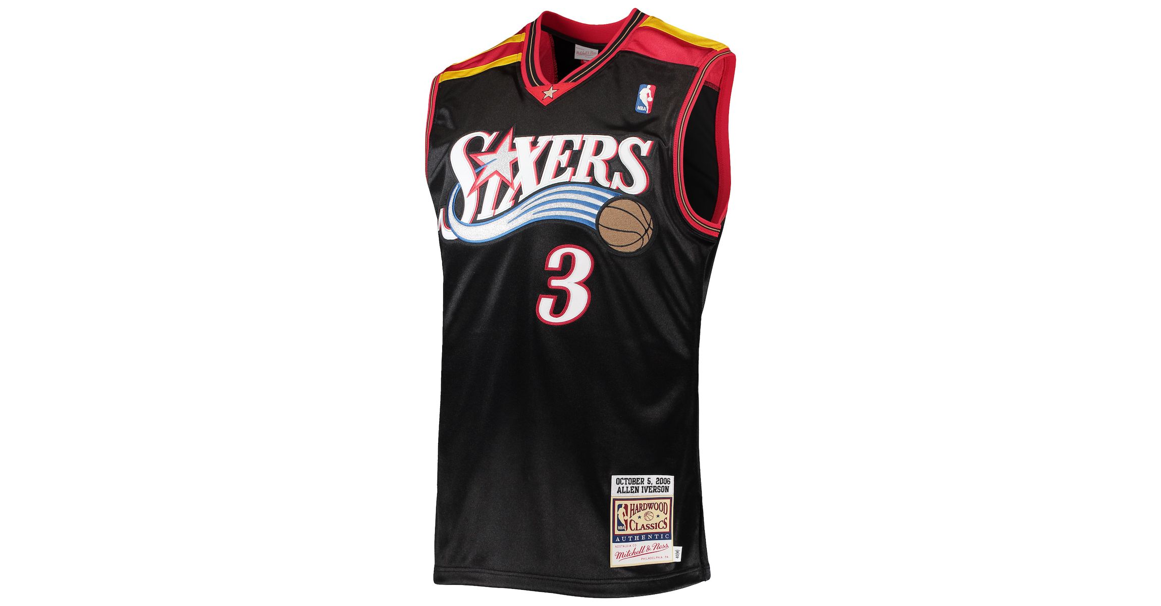 NBA Allen Iverson Philadelphia 76ers 2006 Hardwood Classics Authentic Jersey