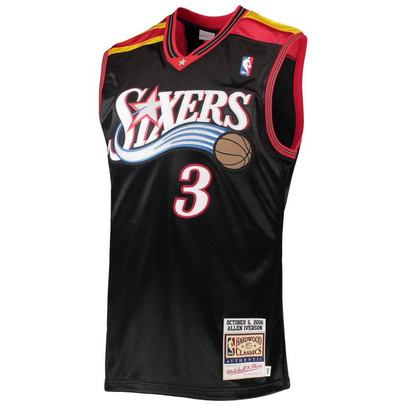 NBA Allen Iverson Philadelphia 76ers 2006 Hardwood Classics Authentic Jersey