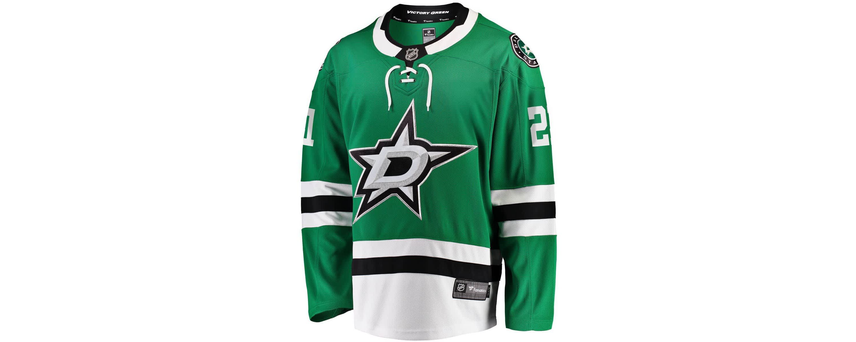 NHL Fanatics Jason Robertson Kelly Dallas Stars Home Breakaway Replica Jersey