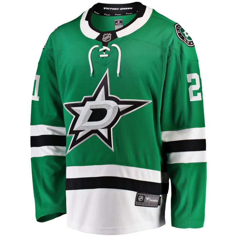 NHL Fanatics Jason Robertson Kelly Dallas Stars Home Breakaway Replica Jersey