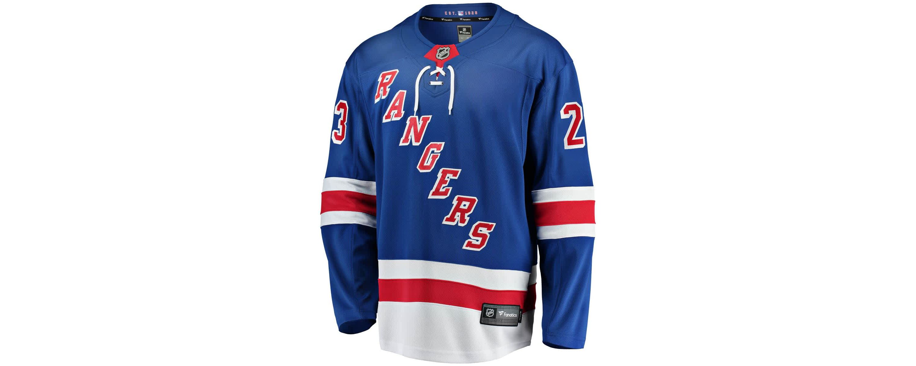 NHL Fanatics Adam Fox New York Rangers Home Breakaway Replica Jersey