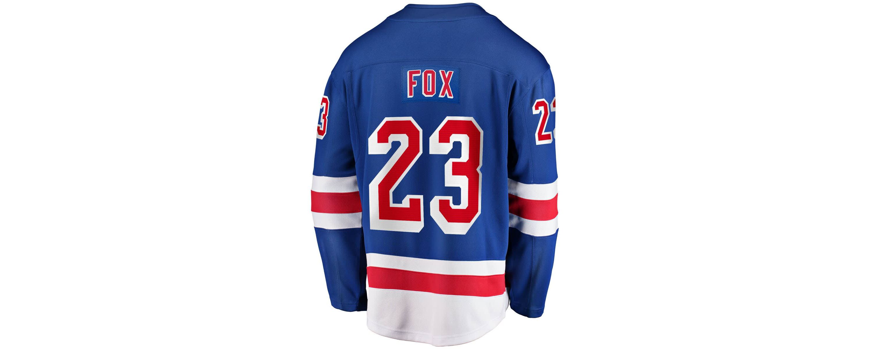 NHL Fanatics Adam Fox New York Rangers Home Breakaway Replica Jersey