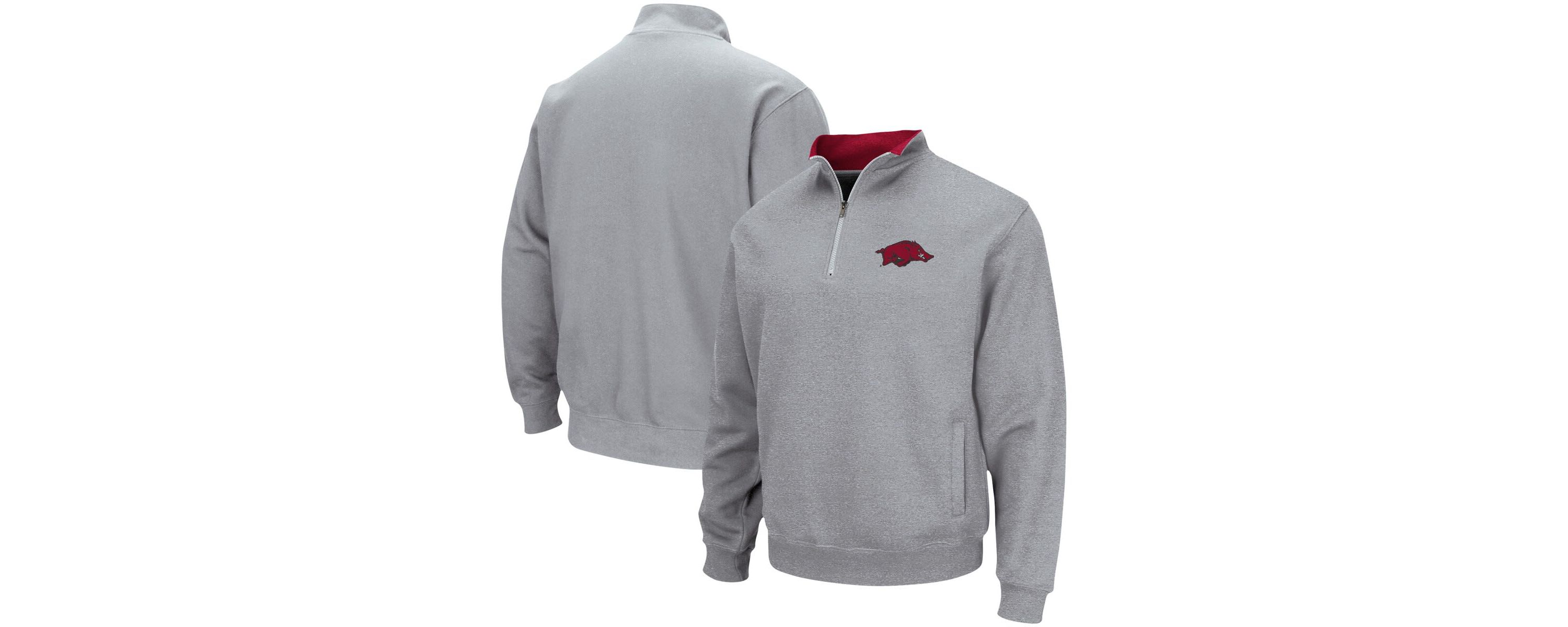 NCAA ed Arkansas Razorbacks Tortugas Team Logo Quarter-Zip Jacket