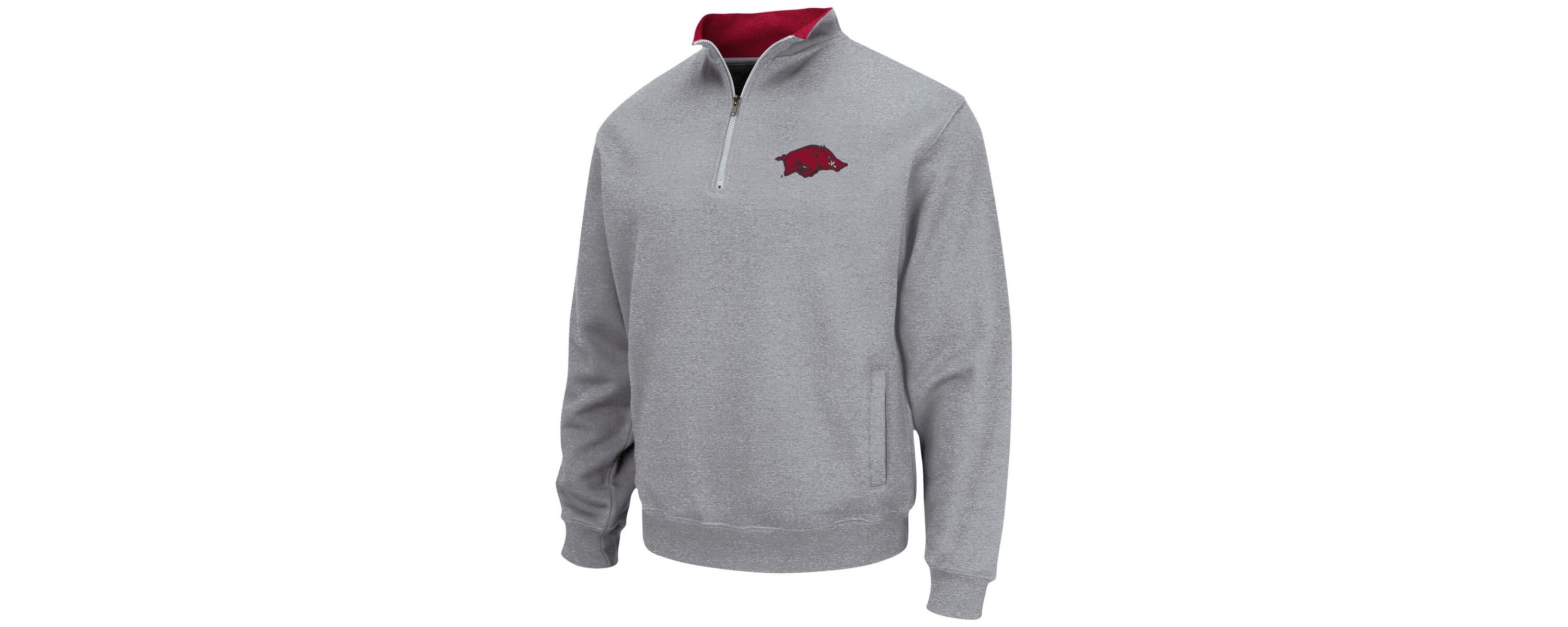 NCAA ed Arkansas Razorbacks Tortugas Team Logo Quarter-Zip Jacket