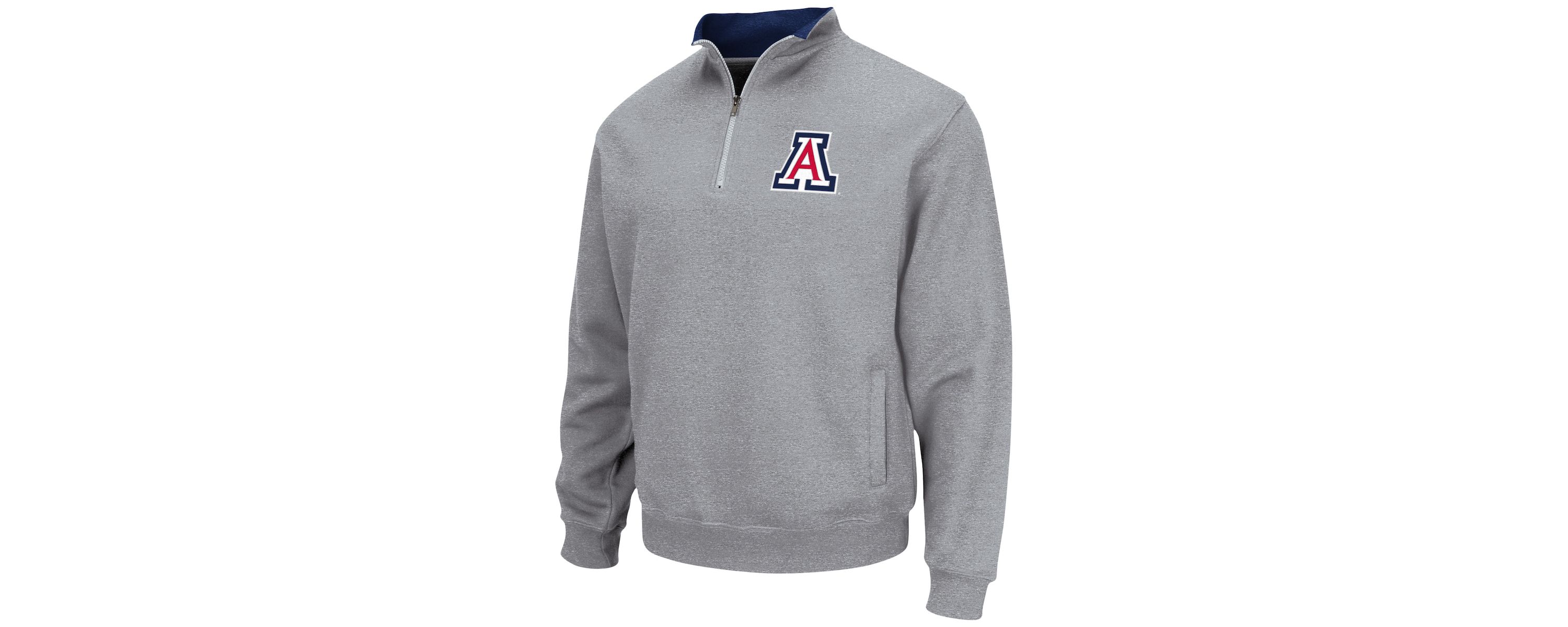 NCAA ed Arizona Wildcats Tortugas Team Logo Quarter-Zip Jacket