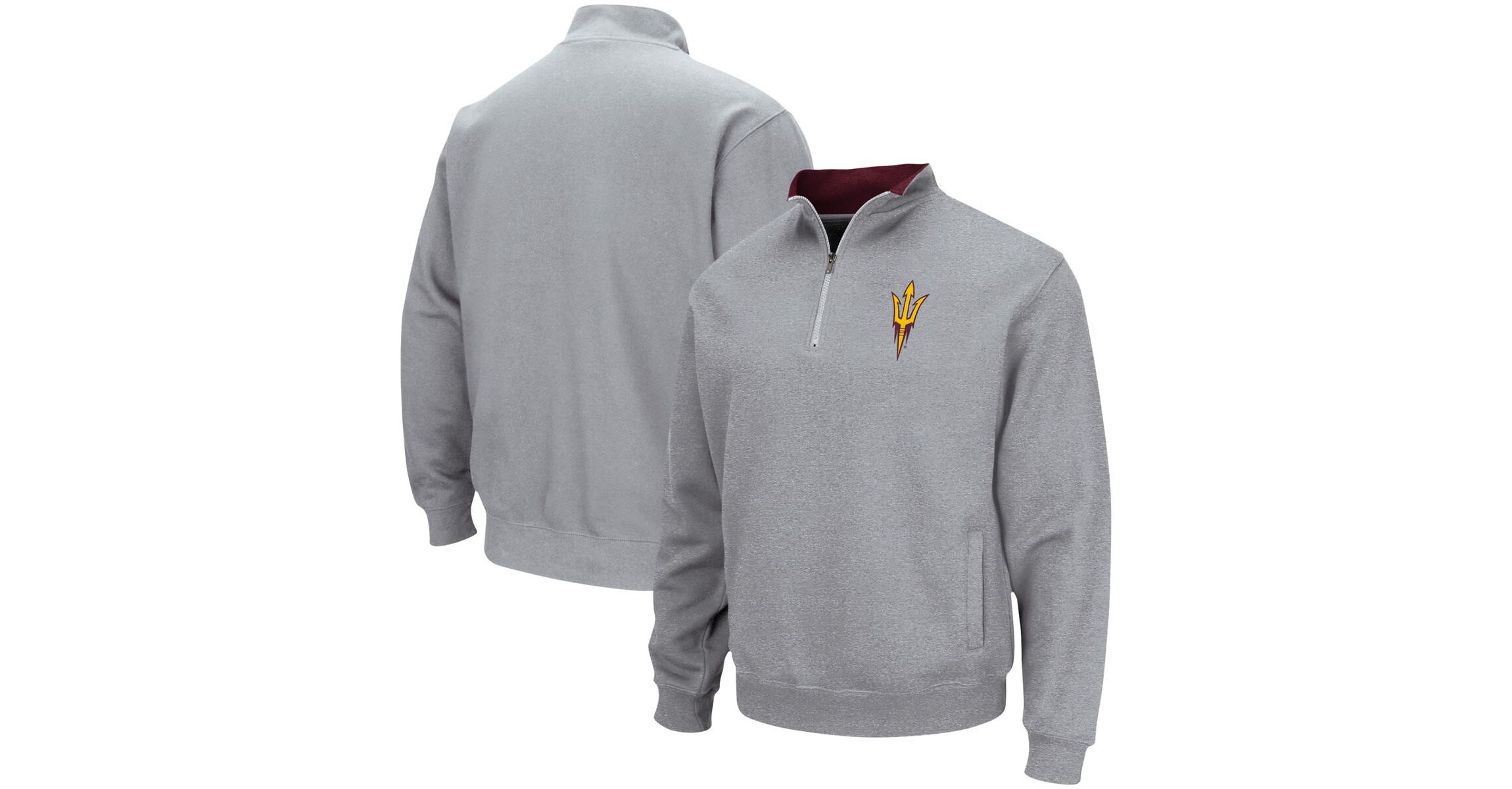 NCAA ed Arizona State Sun Devils Tortugas Team Logo Quarter-Zip Jacket