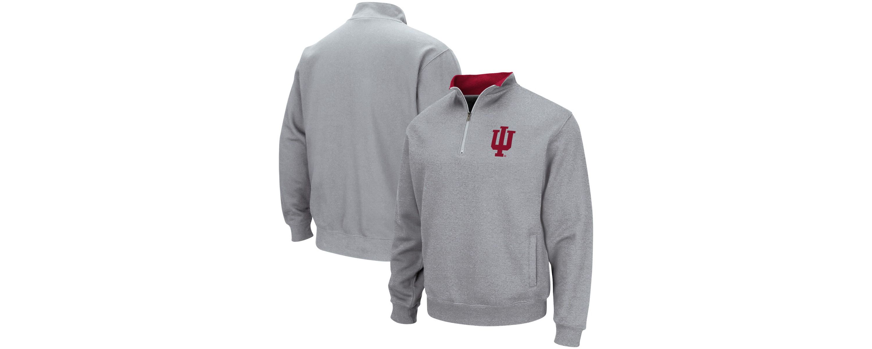 NCAA ed Indiana Hoosiers Tortugas Team Logo Quarter-Zip Jacket