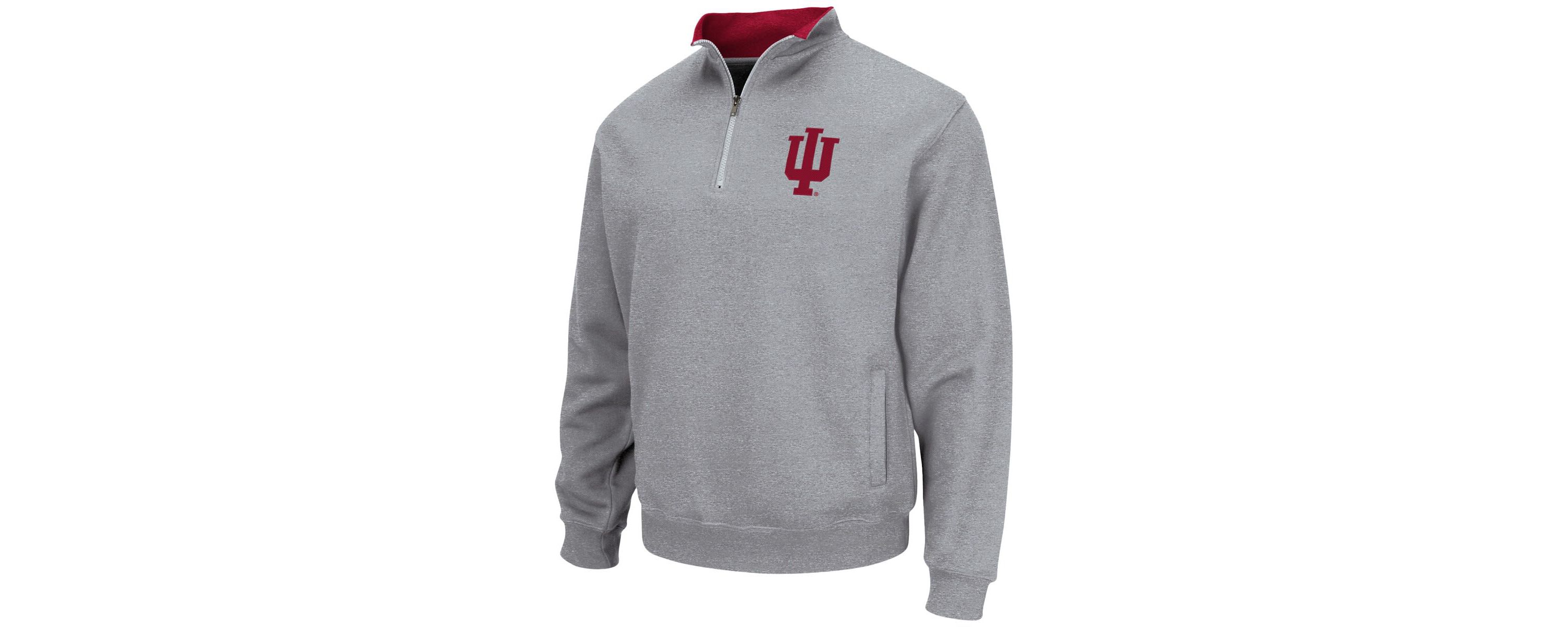NCAA ed Indiana Hoosiers Tortugas Team Logo Quarter-Zip Jacket