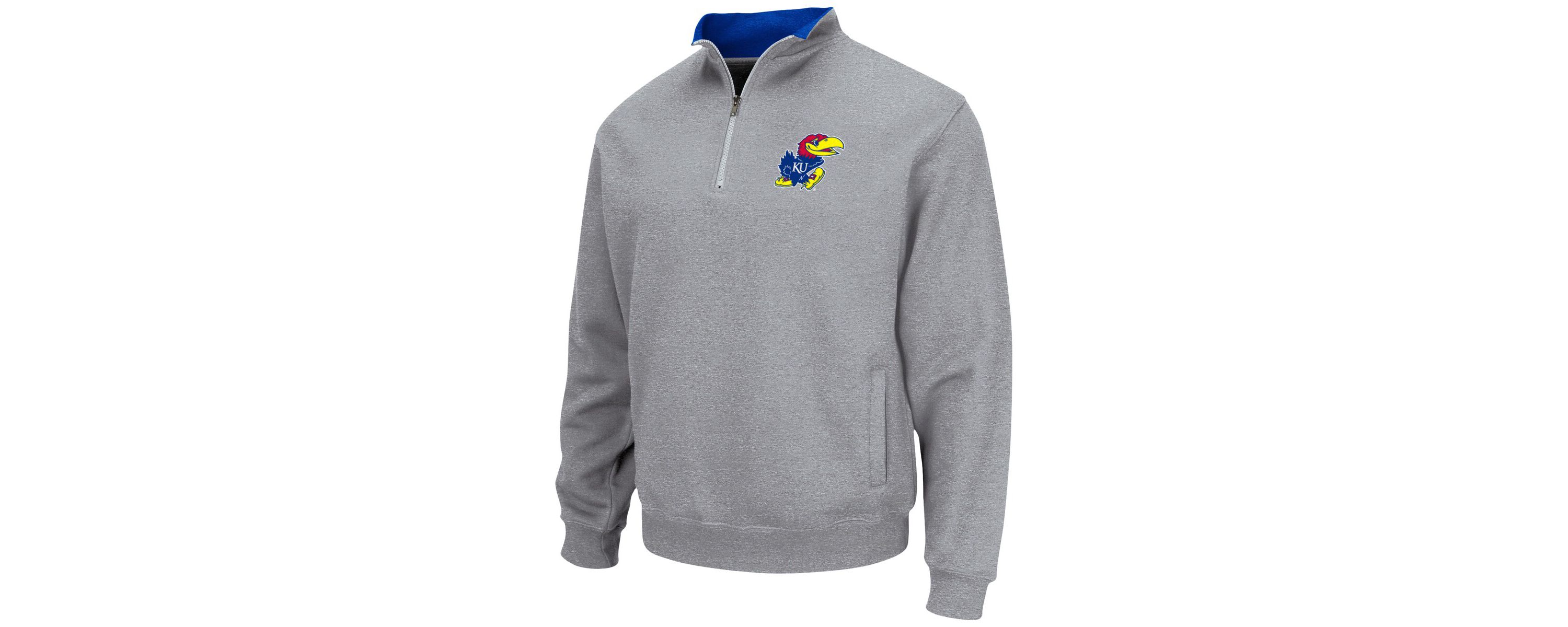 NCAA ed Kansas Jayhawks Tortugas Team Logo Quarter-Zip Jacket