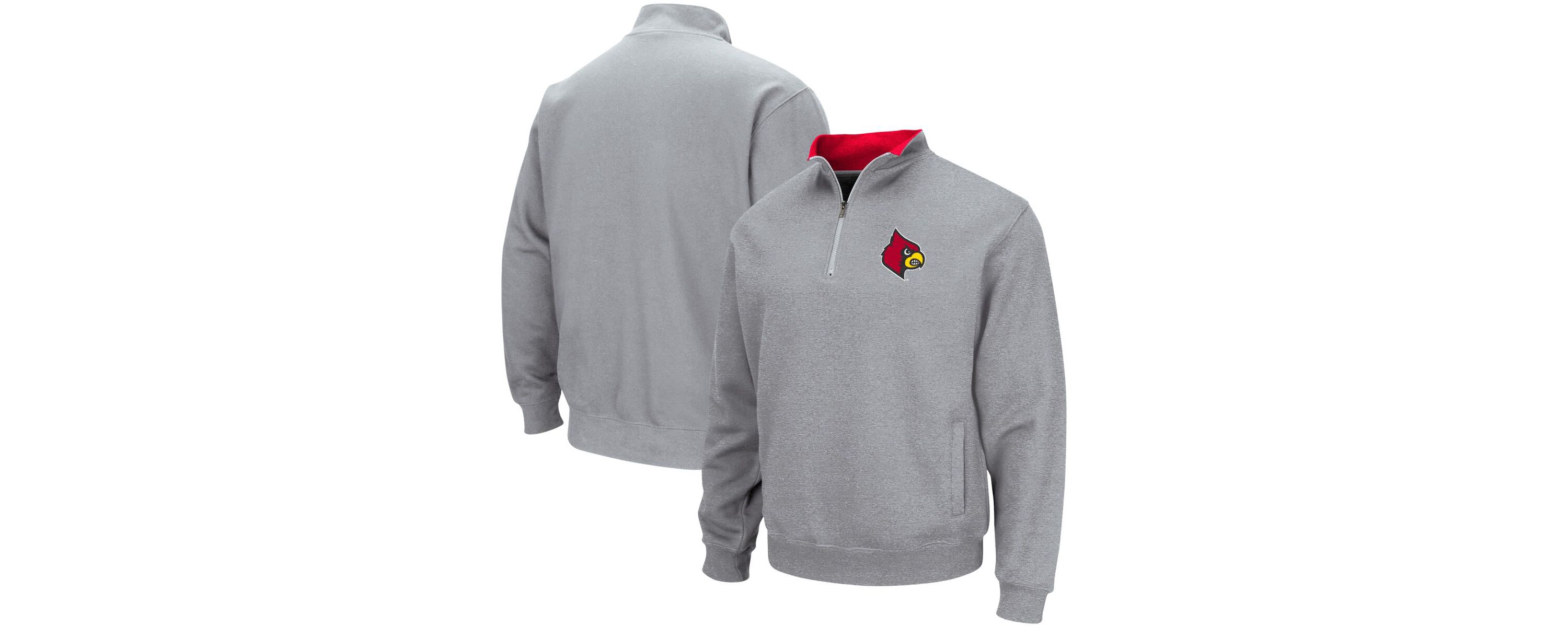 NCAA ed Louisville Cardinals Tortugas Team Logo Quarter-Zip Jacket