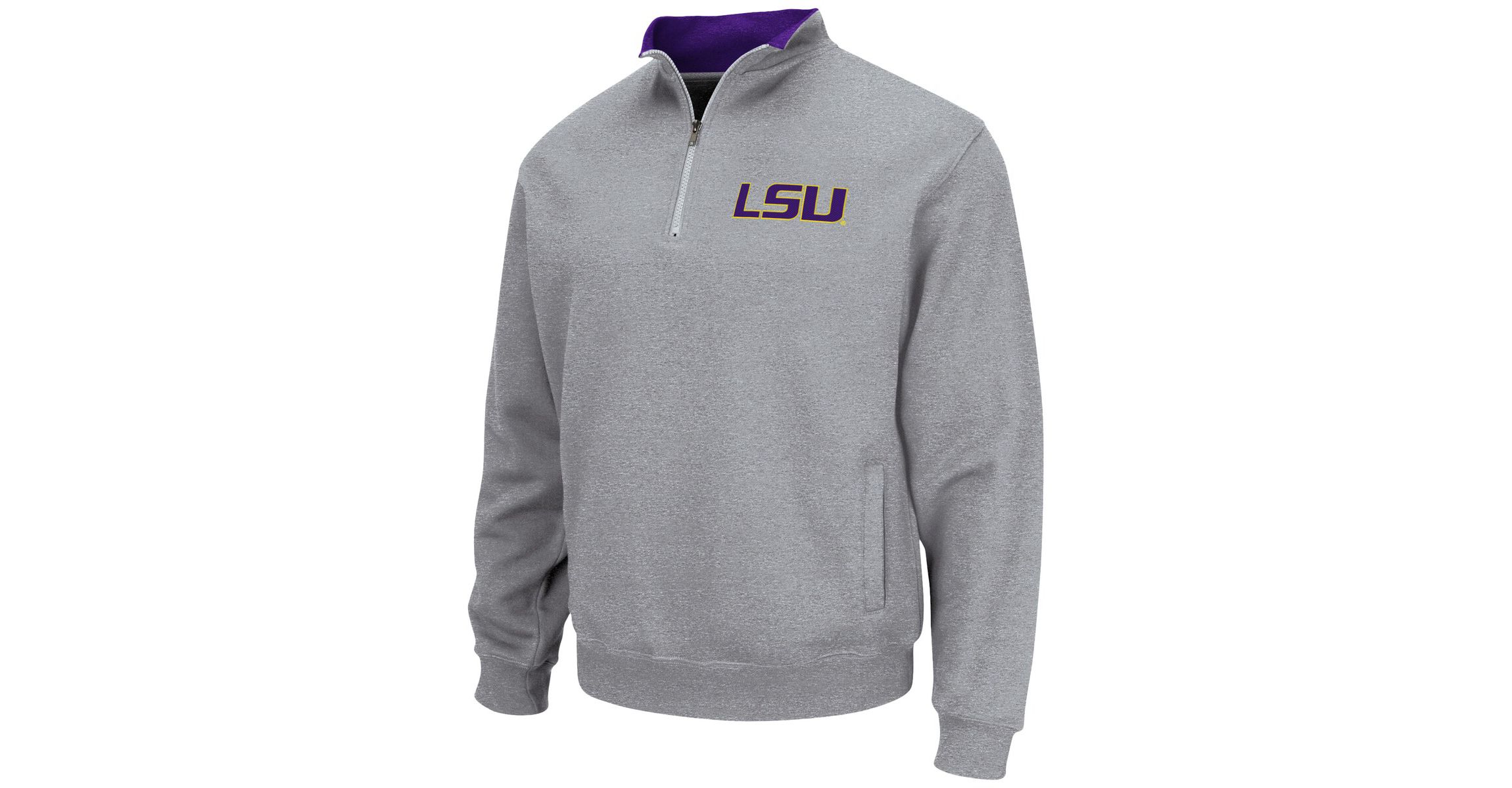 NCAA ed LSU Tigers Tortugas Team Logo Quarter-Zip Jacket