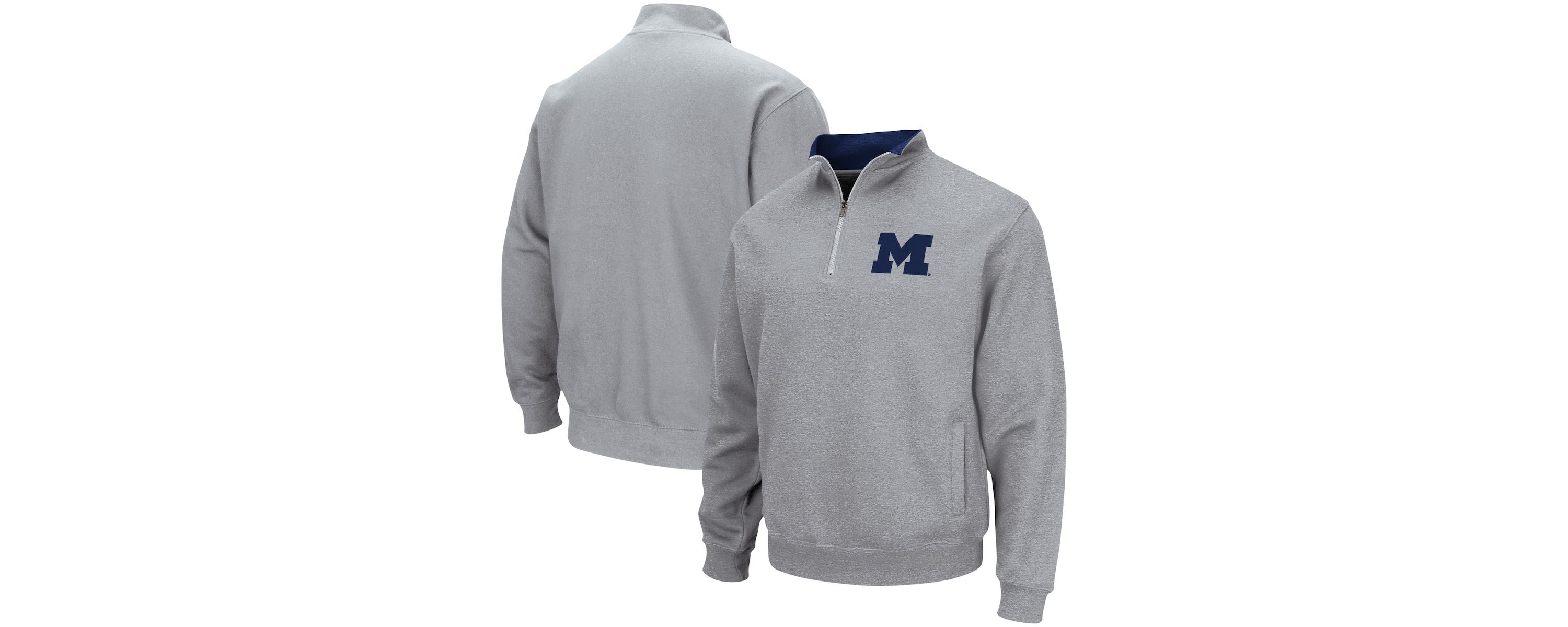 NCAA ed Michigan Wolverines Tortugas Team Logo Quarter-Zip Jacket