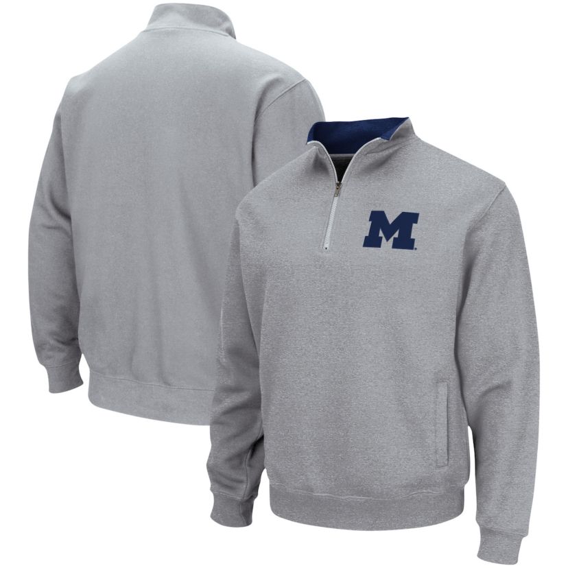 NCAA ed Michigan Wolverines Tortugas Team Logo Quarter-Zip Jacket