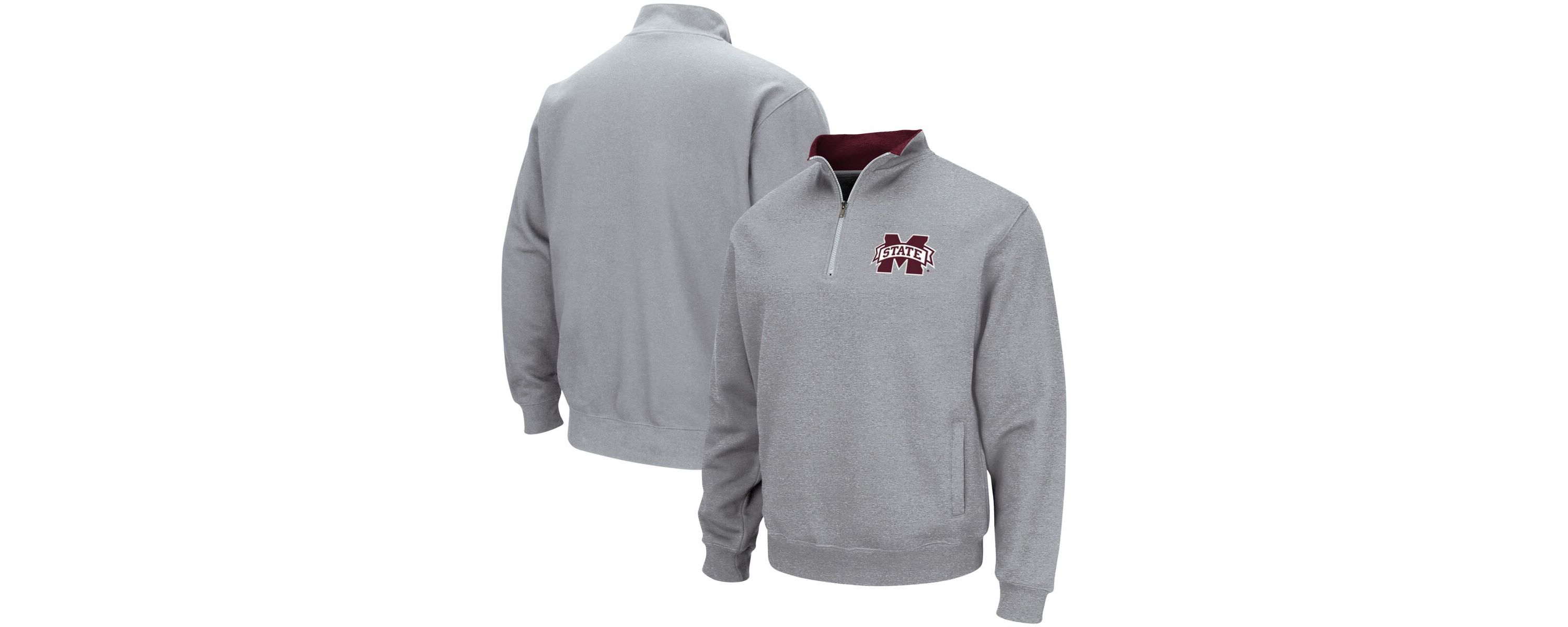 NCAA ed Mississippi State Bulldogs Tortugas Team Logo Quarter-Zip Jacket