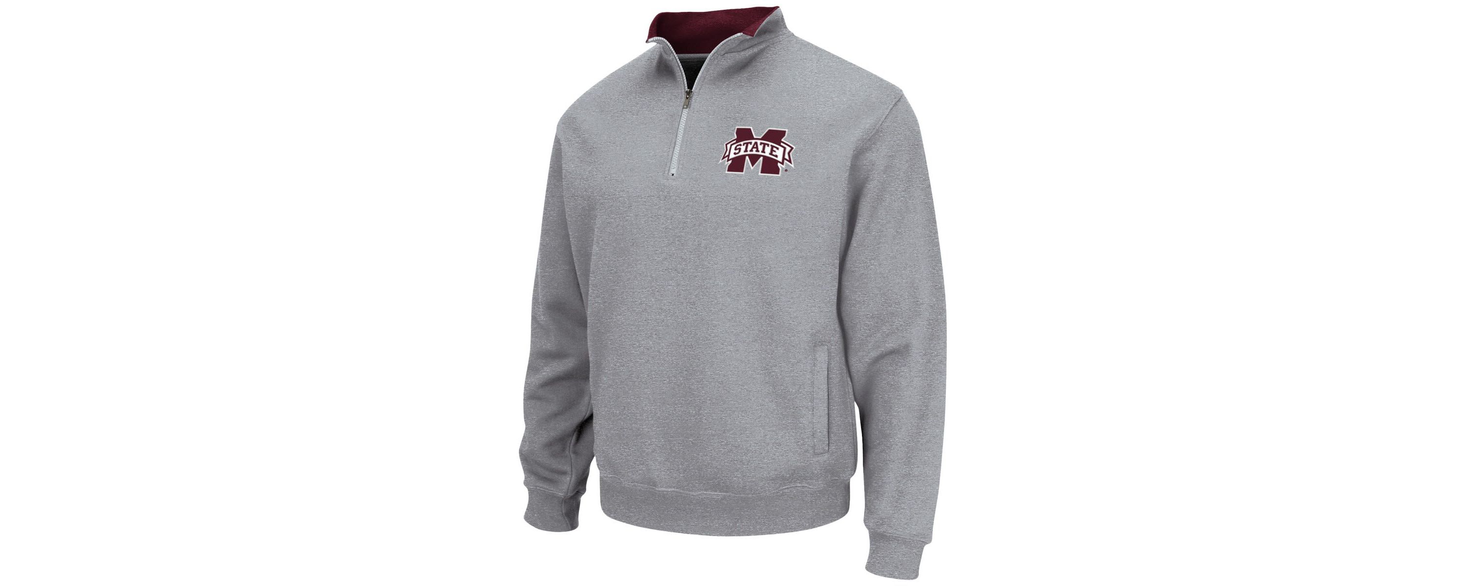 NCAA ed Mississippi State Bulldogs Tortugas Team Logo Quarter-Zip Jacket