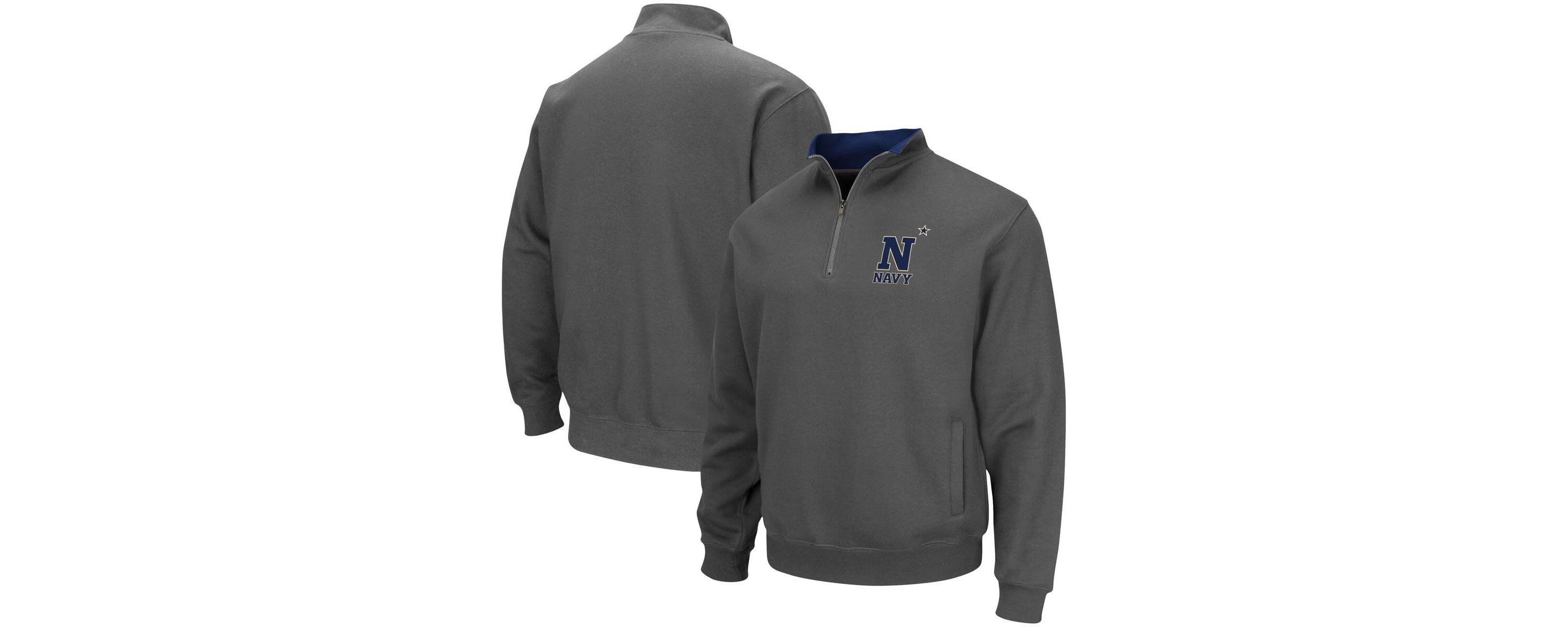 Navy Midshipmen NCAA Midshipmen Tortugas Team Logo Quarter-Zip Jacket