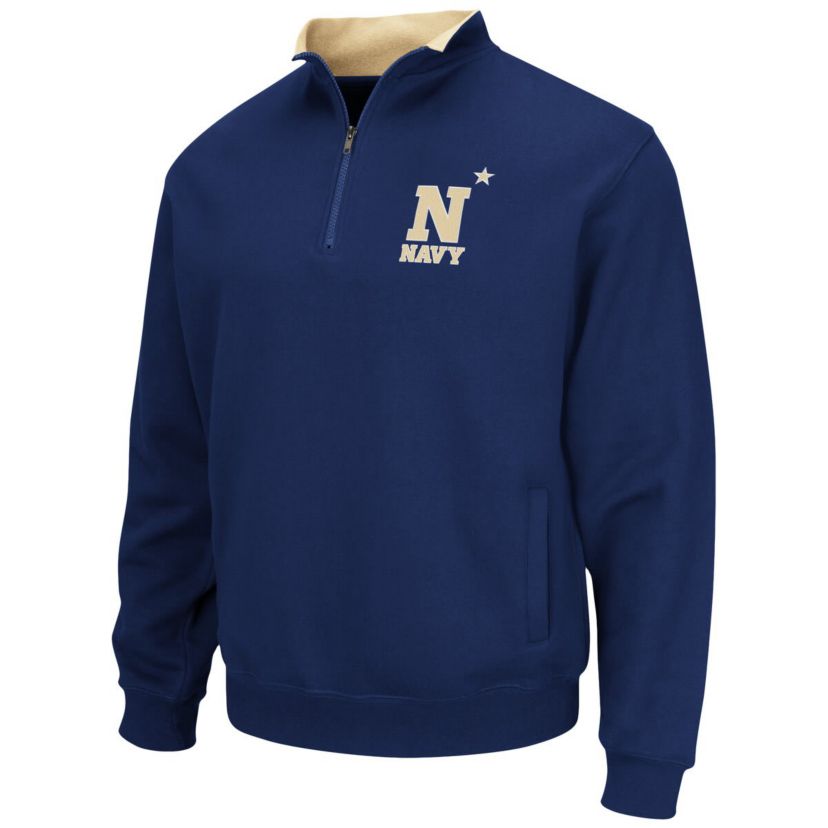 Navy Midshipmen NCAA Midshipmen Tortugas Team Logo Quarter-Zip Jacket