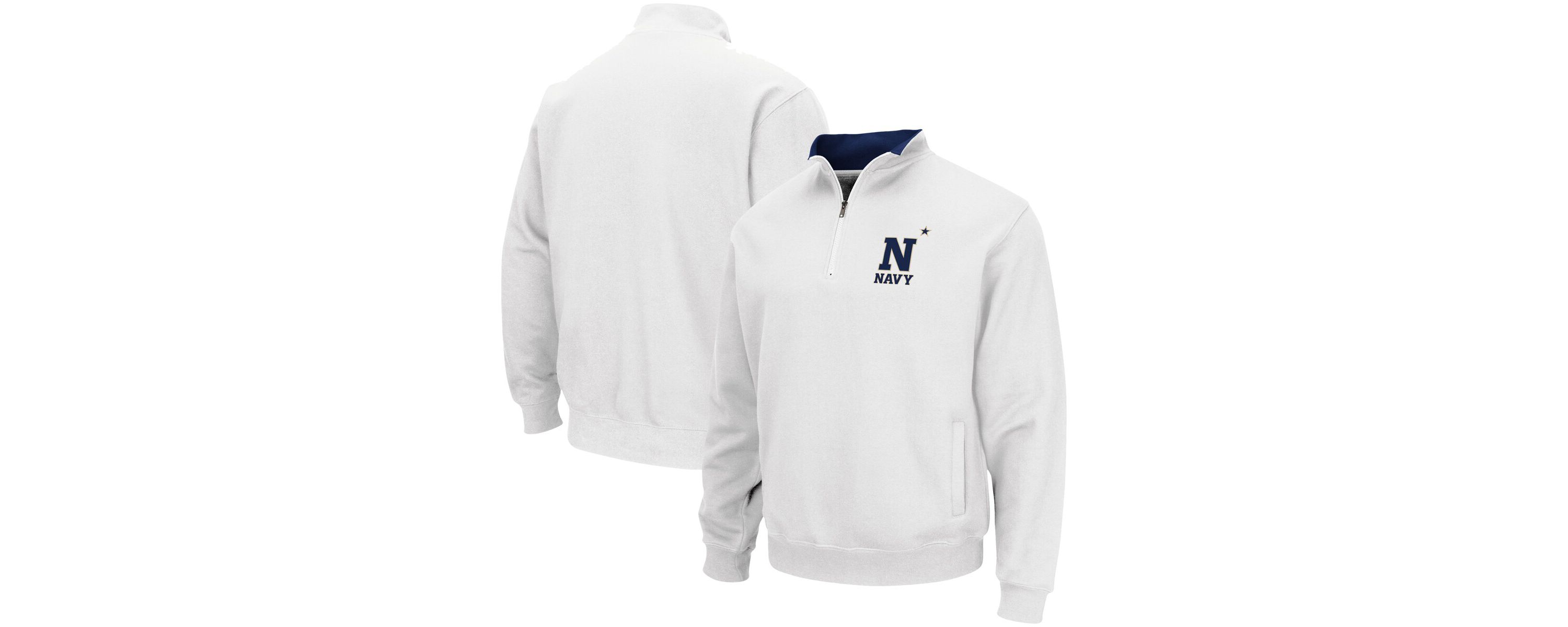 Navy Midshipmen NCAA Midshipmen Tortugas Team Logo Quarter-Zip Jacket