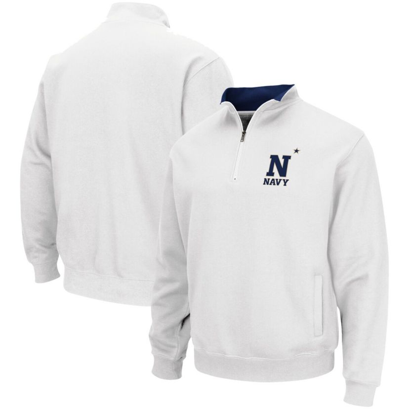 Navy Midshipmen NCAA Midshipmen Tortugas Team Logo Quarter-Zip Jacket