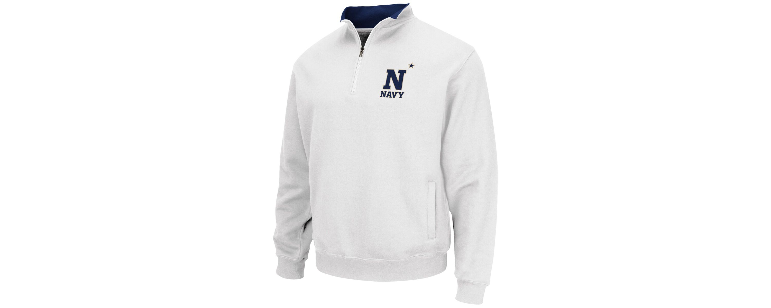 Navy Midshipmen NCAA Midshipmen Tortugas Team Logo Quarter-Zip Jacket
