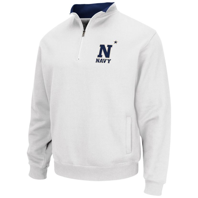 Navy Midshipmen NCAA Midshipmen Tortugas Team Logo Quarter-Zip Jacket