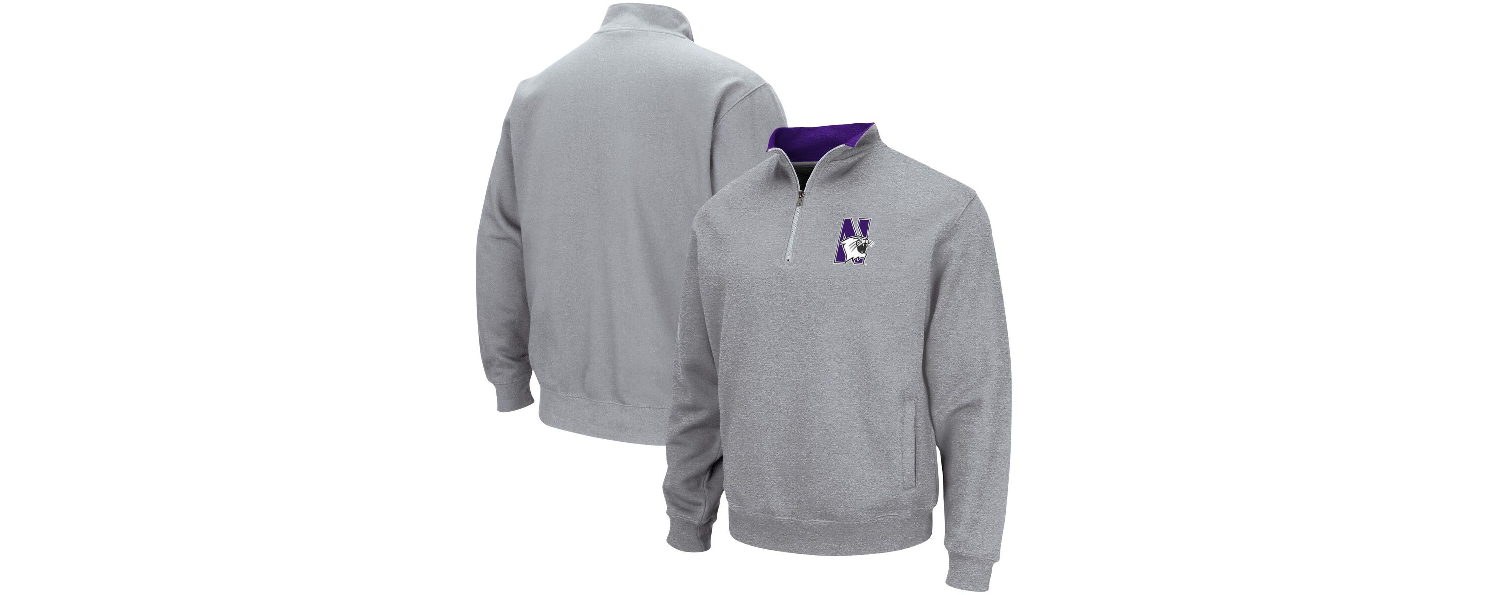 NCAA ed Northwestern Wildcats Tortugas Team Logo Quarter-Zip Jacket