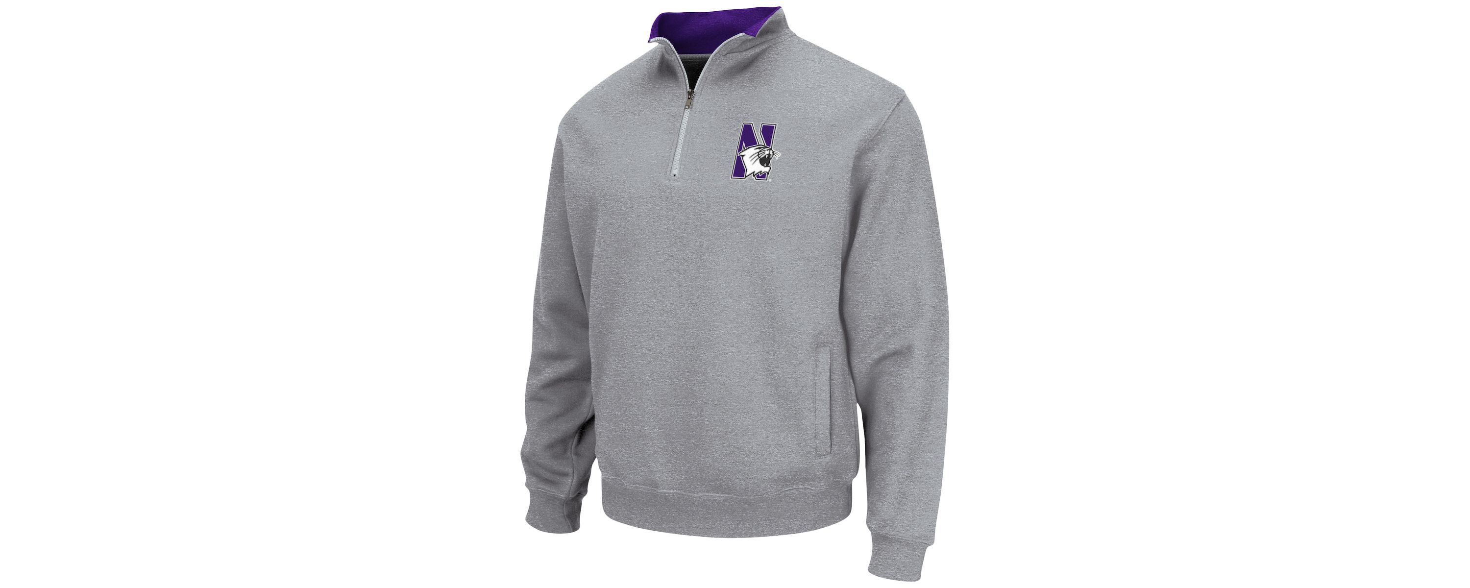 NCAA ed Northwestern Wildcats Tortugas Team Logo Quarter-Zip Jacket