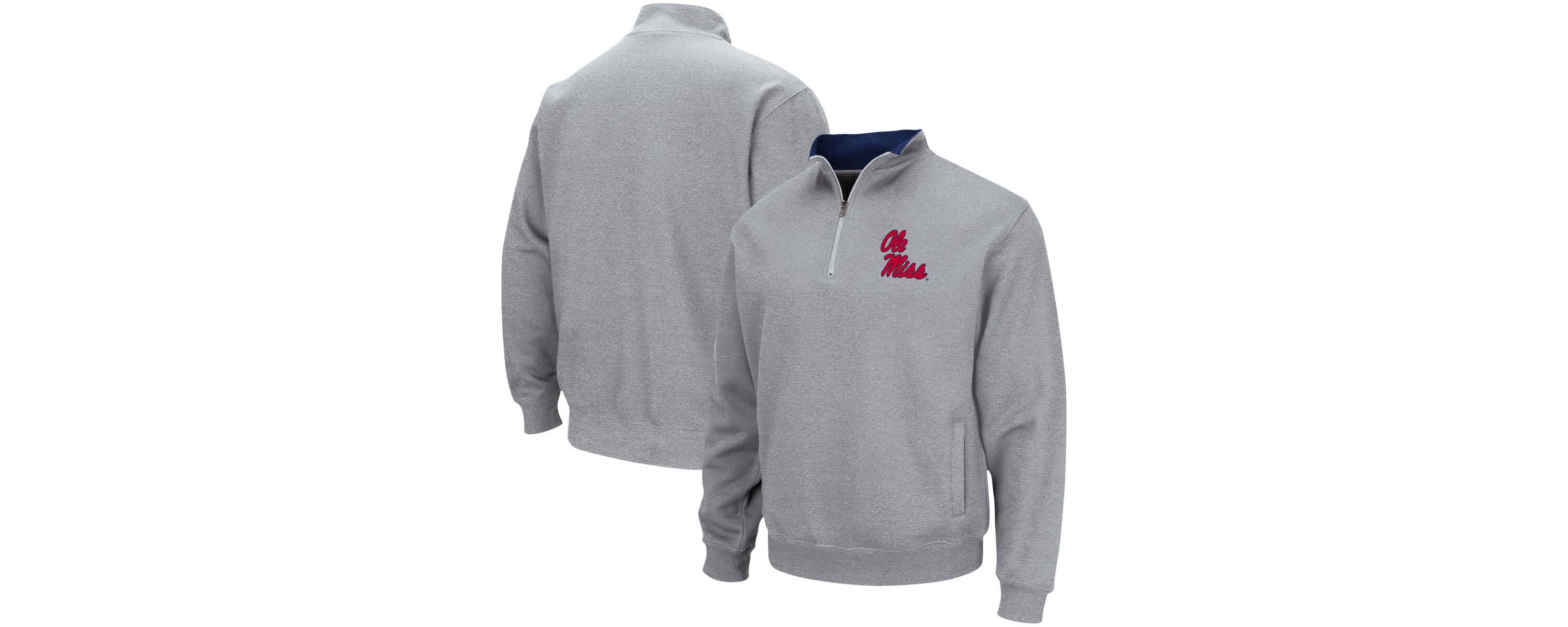NCAA ed Ole Miss Rebels Tortugas Team Logo Quarter-Zip Jacket