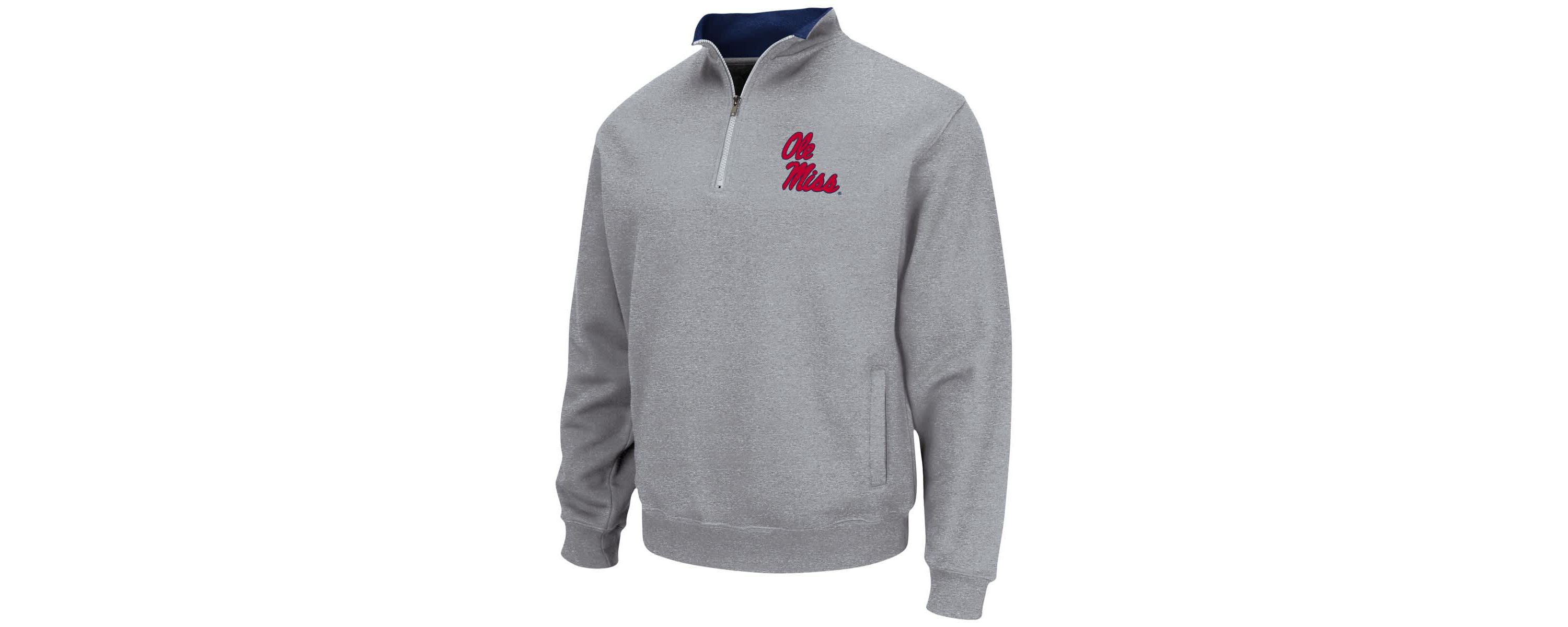 NCAA ed Ole Miss Rebels Tortugas Team Logo Quarter-Zip Jacket