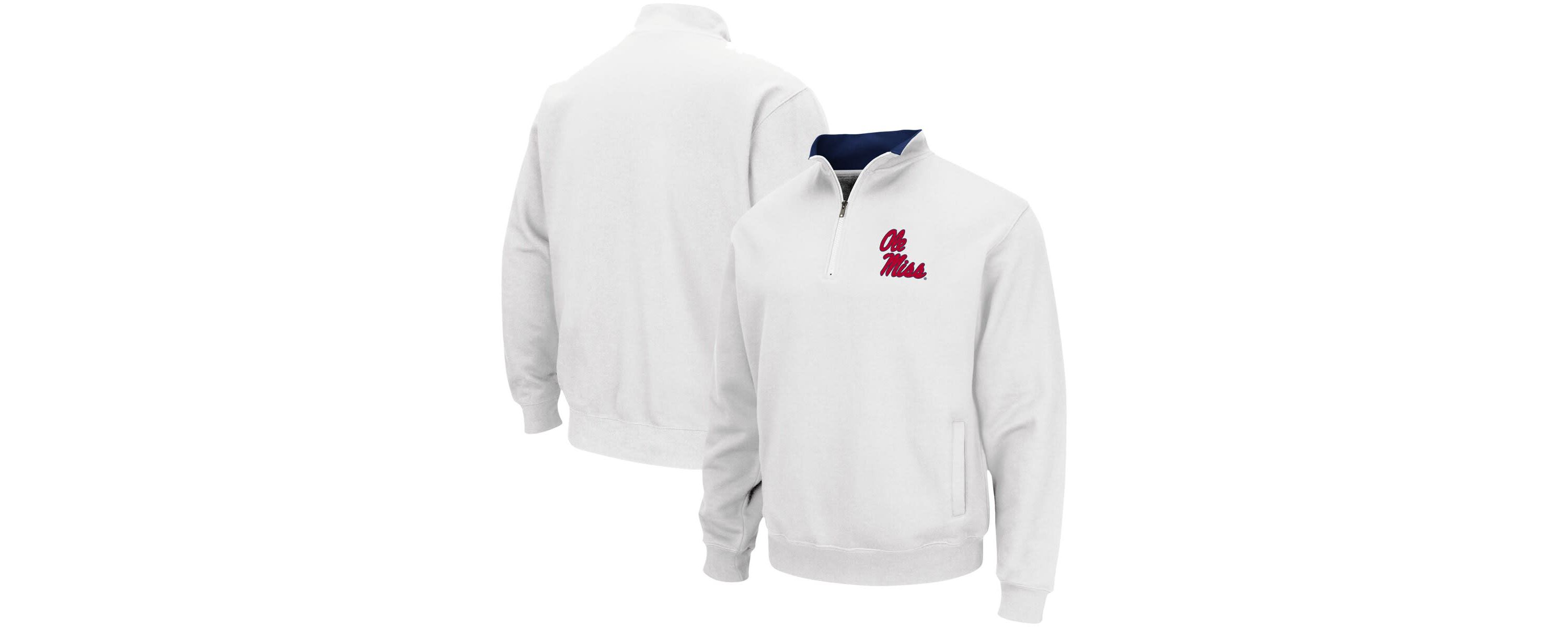 NCAA Ole Miss Rebels Tortugas Team Logo Quarter-Zip Jacket